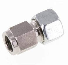 12L & G1/4'' Stainless Steel Straight Cutting Fitting with Female Threads for Pressure Gauges 315 bar ISO 8434-1