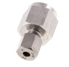 6S & G1/2'' Stainless Steel Straight Cutting Fitting with Female Threads for Pressure Gauges 630 bar ISO 8434-1