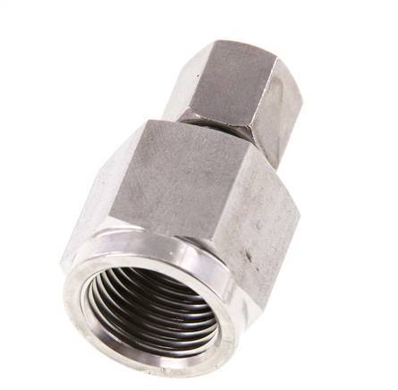 6S & G1/2'' Stainless Steel Straight Cutting Fitting with Female Threads for Pressure Gauges 630 bar ISO 8434-1