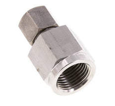 8S & G1/2'' Stainless Steel Straight Cutting Fitting with Female Threads for Pressure Gauges 630 bar ISO 8434-1