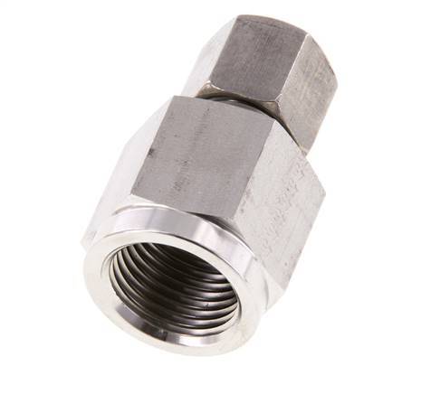 8S & G1/2'' Stainless Steel Straight Cutting Fitting with Female Threads for Pressure Gauges 630 bar ISO 8434-1