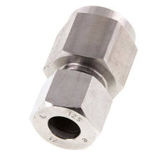 12S & G1/2'' Stainless Steel Straight Cutting Fitting with Female Threads for Pressure Gauges 630 bar ISO 8434-1