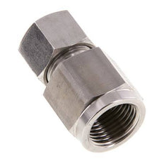 12S & G1/2'' Stainless Steel Straight Cutting Fitting with Female Threads for Pressure Gauges 630 bar ISO 8434-1