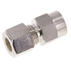 10L & G1/4'' Stainless Steel Straight Compression Fitting with Female Threads for Pressure Gauges 315 bar ISO 8434-1