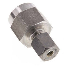 6S & G1/2'' Stainless Steel Straight Compression Fitting with Female Threads for Pressure Gauges 500 bar ISO 8434-1