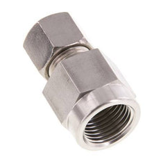 10S & G1/2'' Stainless Steel Straight Compression Fitting with Female Threads for Pressure Gauges 450 bar ISO 8434-1