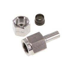 8L & G1/4'' Stainless Steel Straight Swivel with Female Threads for Pressure Gauges 315 bar ISO 8434-1