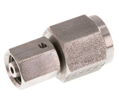 6L & G1/4'' Stainless Steel Straight Swivel with Female Threads for Pressure Gauges 315 bar FKM Sealing Cone ISO 8434-1