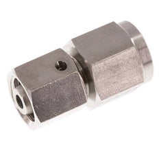 8L & G1/4'' Stainless Steel Straight Swivel with Female Threads for Pressure Gauges 315 bar FKM Sealing Cone ISO 8434-1