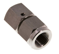 10L & G1/4'' Stainless Steel Straight Swivel with Female Threads for Pressure Gauges 315 bar FKM Sealing Cone ISO 8434-1