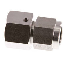 12L & G1/4'' Stainless Steel Straight Swivel with Female Threads for Pressure Gauges 315 bar FKM Sealing Cone ISO 8434-1