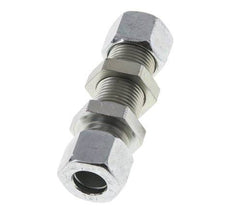 12L Zink plated Steel Straight Cutting Fitting Bulkhead 315 bar ISO 8434-1
