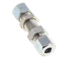 10S Zink plated Steel Straight Cutting Fitting Bulkhead 630 bar ISO 8434-1
