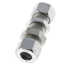 16S Zink plated Steel Straight Cutting Fitting Bulkhead 400 bar ISO 8434-1