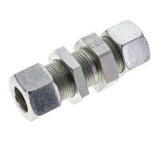 20S Zink plated Steel Straight Cutting Fitting Bulkhead 400 bar ISO 8434-1