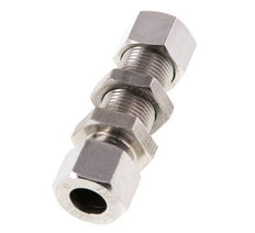 12L Stainless Steel Straight Cutting Fitting Bulkhead 315 bar ISO 8434-1