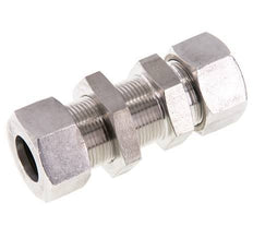 18L Stainless Steel Straight Cutting Fitting Bulkhead 315 bar ISO 8434-1