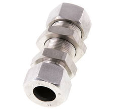 18L Stainless Steel Straight Cutting Fitting Bulkhead 315 bar ISO 8434-1