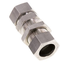 28L Stainless Steel Straight Cutting Fitting Bulkhead 160 bar ISO 8434-1