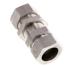 28L Stainless Steel Straight Cutting Fitting Bulkhead 160 bar ISO 8434-1