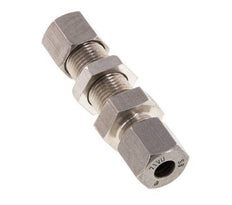 8S Stainless Steel Straight Cutting Fitting Bulkhead 630 bar ISO 8434-1