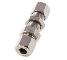 10S Stainless Steel Straight Cutting Fitting Bulkhead 630 bar ISO 8434-1