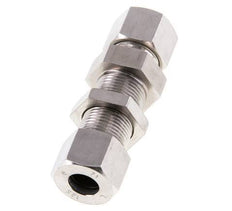 12S Stainless Steel Straight Cutting Fitting Bulkhead 630 bar ISO 8434-1
