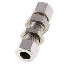 14S Stainless Steel Straight Cutting Fitting Bulkhead 630 bar ISO 8434-1