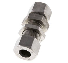 20S Stainless Steel Straight Cutting Fitting Bulkhead 400 bar ISO 8434-1