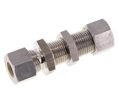 12L Stainless Steel Straight Compression Fitting Bulkhead 315 bar ISO 8434-1