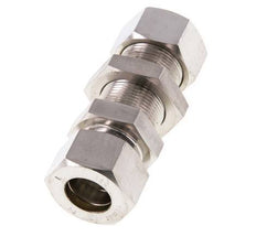 18L Stainless Steel Straight Compression Fitting Bulkhead 315 bar ISO 8434-1