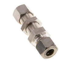 12S Stainless Steel Straight Compression Fitting Bulkhead 400 bar ISO 8434-1