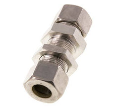 20S Stainless Steel Straight Compression Fitting Bulkhead 250 bar ISO 8434-1