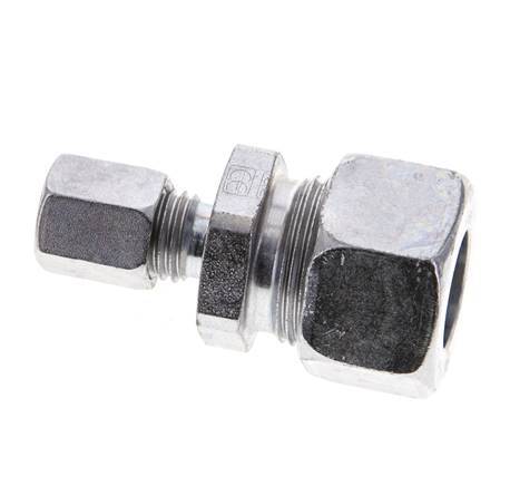 6L & 15L Zink plated Steel Straight Cutting Fitting 315 bar ISO 8434-1