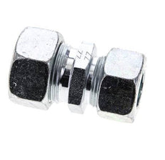 18L & 22L Zink plated Steel Straight Cutting Fitting 160 bar ISO 8434-1