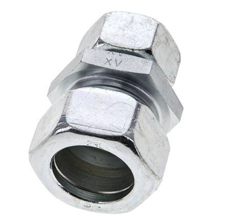 18L & 28L Zink plated Steel Straight Cutting Fitting 160 bar ISO 8434-1
