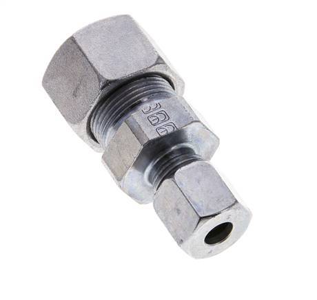 8S & 16S Zink plated Steel Straight Cutting Fitting 400 bar ISO 8434-1