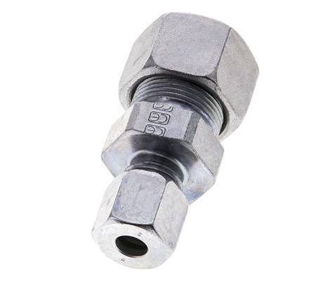 8S & 16S Zink plated Steel Straight Cutting Fitting 400 bar ISO 8434-1