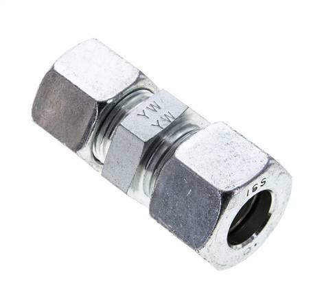 14S & 16S Zink plated Steel Straight Cutting Fitting 400 bar ISO 8434-1