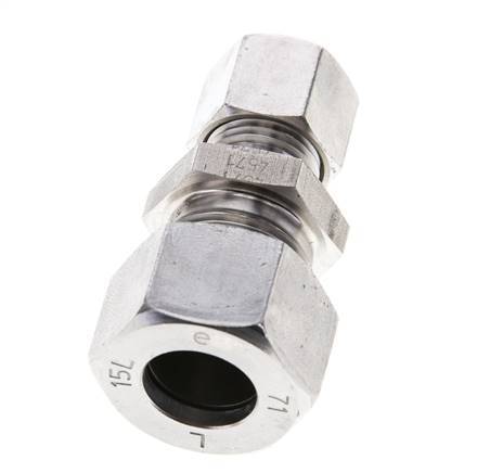 10L & 15L Stainless Steel Straight Cutting Fitting 315 bar ISO 8434-1