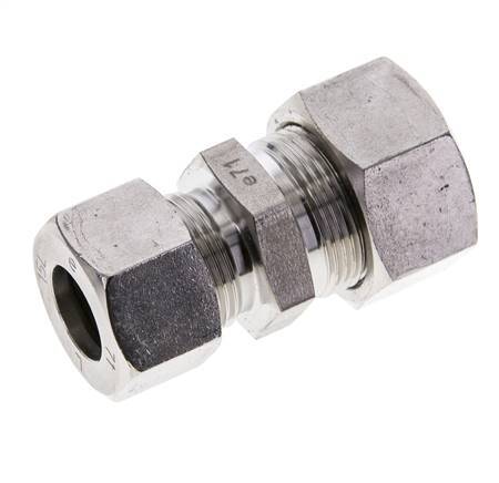 15L & 18L Stainless Steel Straight Cutting Fitting 315 bar ISO 8434-1