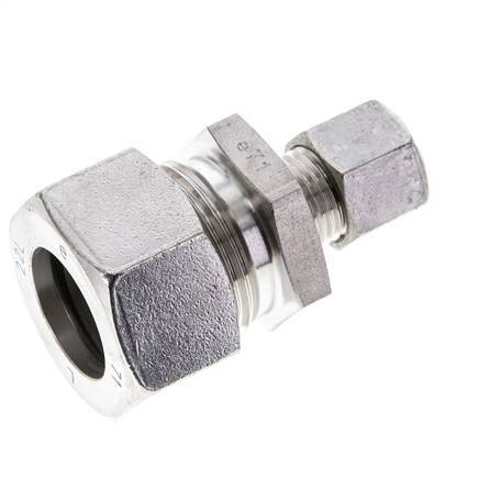 10L & 22L Stainless Steel Straight Cutting Fitting 160 bar ISO 8434-1