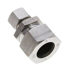 12L & 22L Stainless Steel Straight Cutting Fitting 160 bar ISO 8434-1