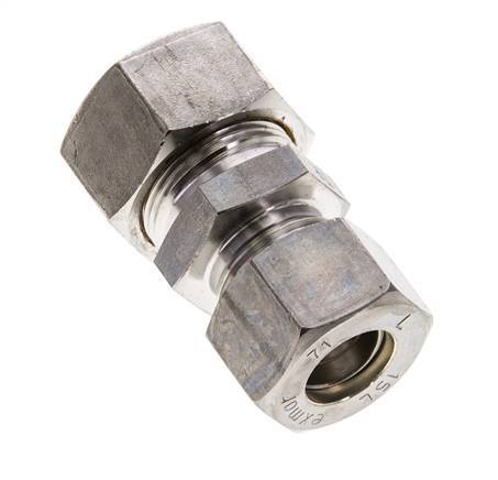 15L & 18L Stainless Steel Straight Compression Fitting 315 bar ISO 8434-1