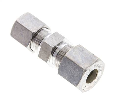 8S & 10S Stainless Steel Straight Compression Fitting 450 bar ISO 8434-1