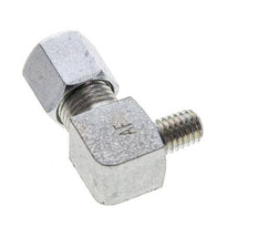 6LL & M6 (con) Zink plated Steel Elbow Cutting Fitting with Male Threads 100 bar ISO 8434-1