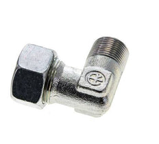 18L & M22x1.5 (con) Zink plated Steel Elbow Cutting Fitting with Male Threads 315 bar ISO 8434-1