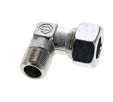 18L & M22x1.5 (con) Zink plated Steel Elbow Cutting Fitting with Male Threads 315 bar ISO 8434-1