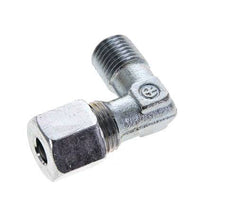 8S & M14x1.5 (con) Zink plated Steel Elbow Cutting Fitting with Male Threads 630 bar ISO 8434-1