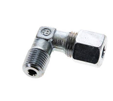 8S & M14x1.5 (con) Zink plated Steel Elbow Cutting Fitting with Male Threads 630 bar ISO 8434-1